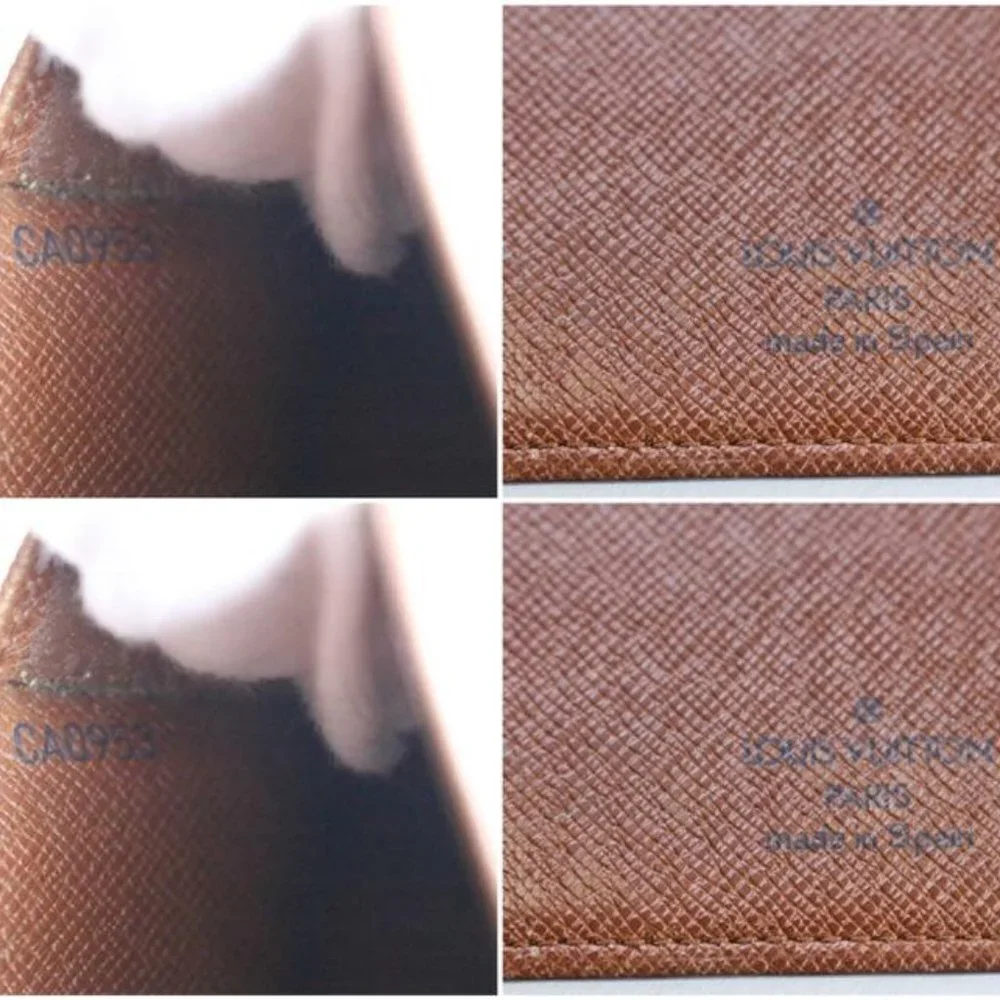Louis Vuitton Monogram Long Bifold Check Wallet